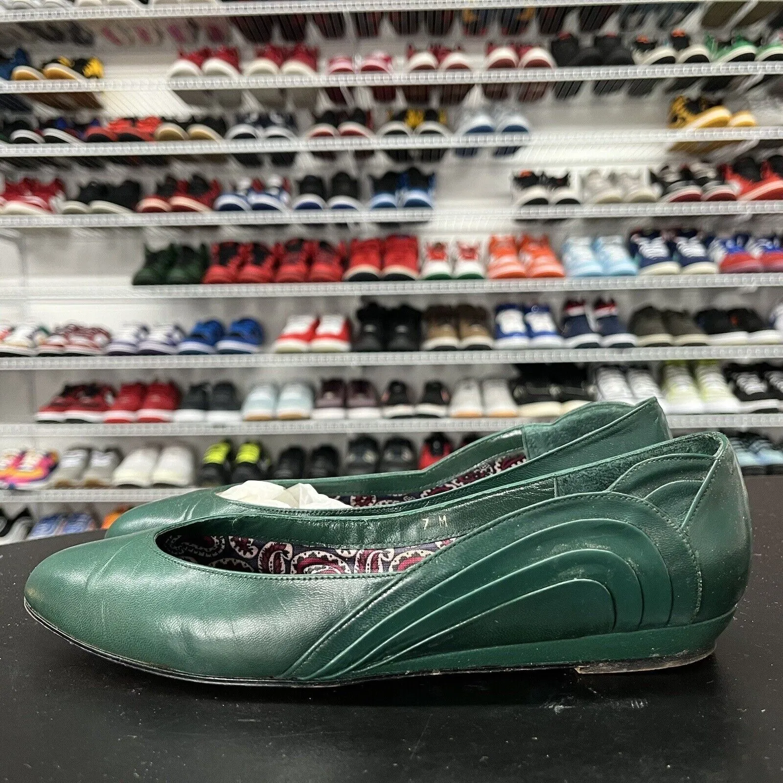 Vintage Jacobsons Women's Dress Shoe Leather Flats Size 7 M