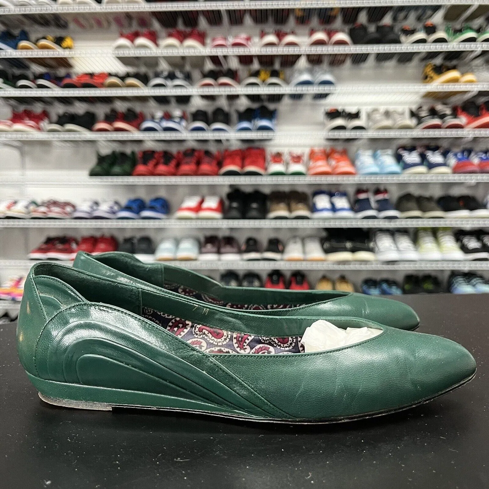 Vintage Jacobsons Women's Dress Shoe Leather Flats Size 7 M