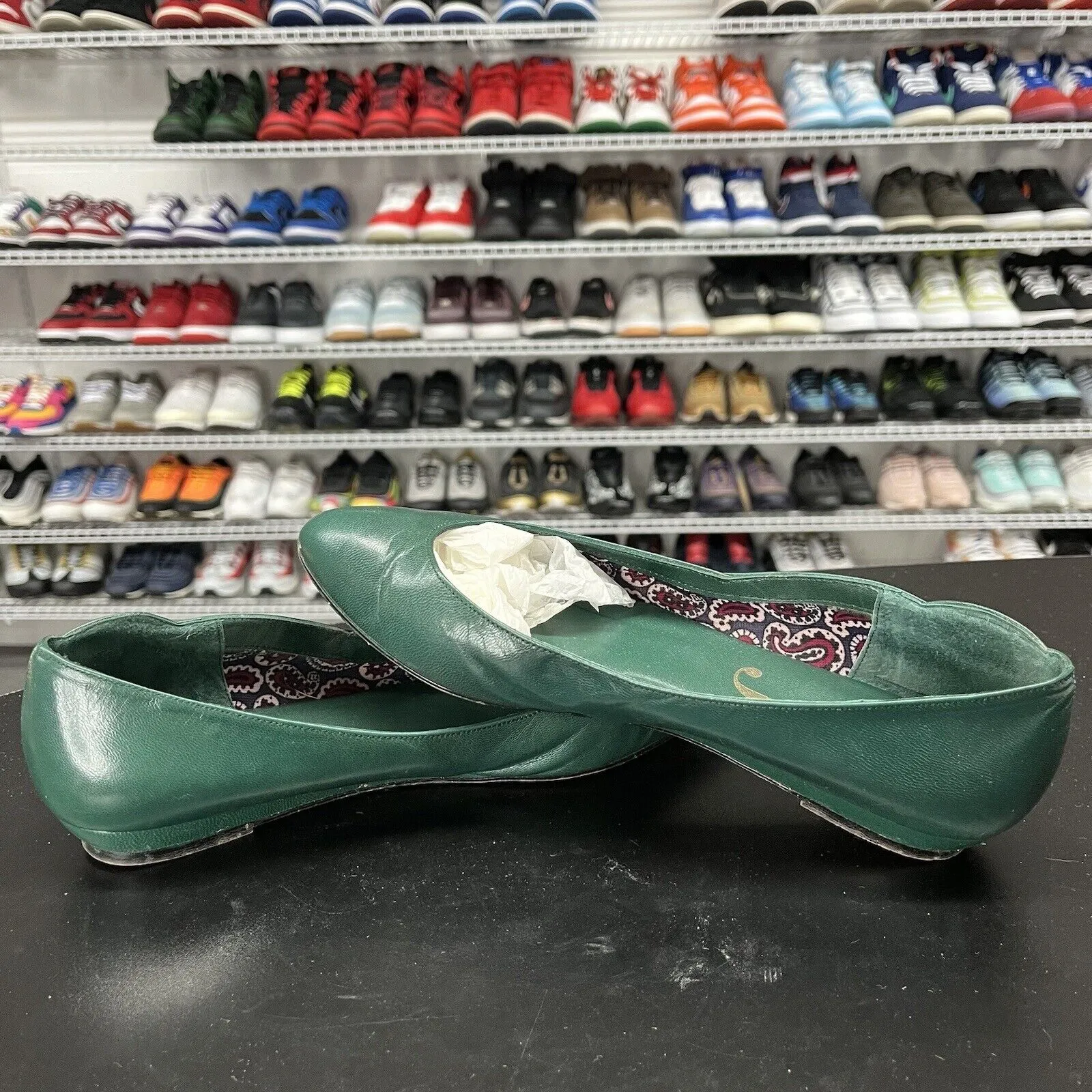 Vintage Jacobsons Women's Dress Shoe Leather Flats Size 7 M