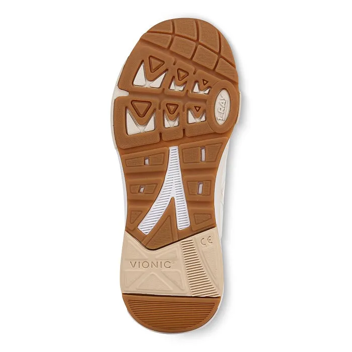 Womens Vionic Walk Stider in White/ Cream